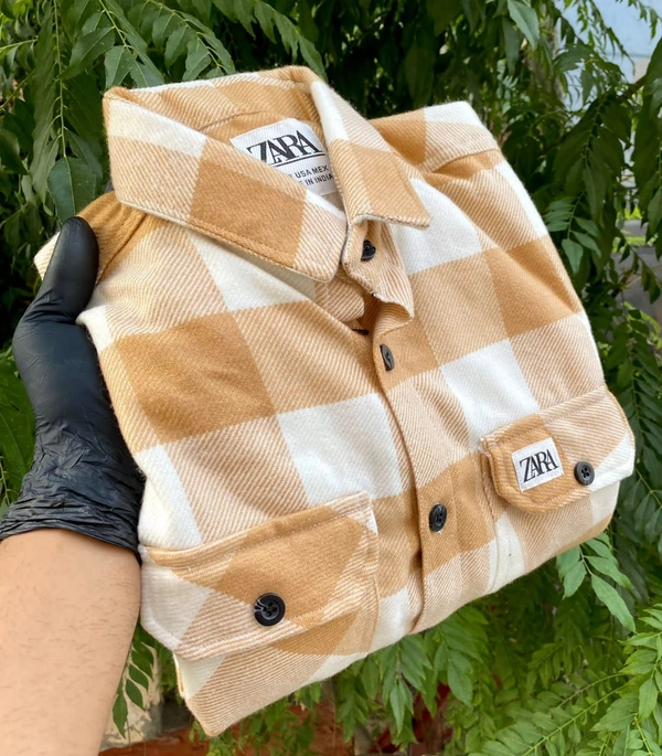 *BRAND - ZARA*Wollen shirtsLatest article of 2023 Welcome WINTERS Double pocket shirts Designer articleWoolen stuff  *BEST QUALITY* IMPORTED stuff *7aQuality ✅ Store Articles✅**CUSTOMER FULLY SATISFACTION😍👌**SIZE-  M(38) L(40) XL(42)* freeship* *Quality Fully Guaranteed*💯Weight 500-600 gram IMPORTED stuff very smooth and soft*BEST FOR PERSONAL USE*