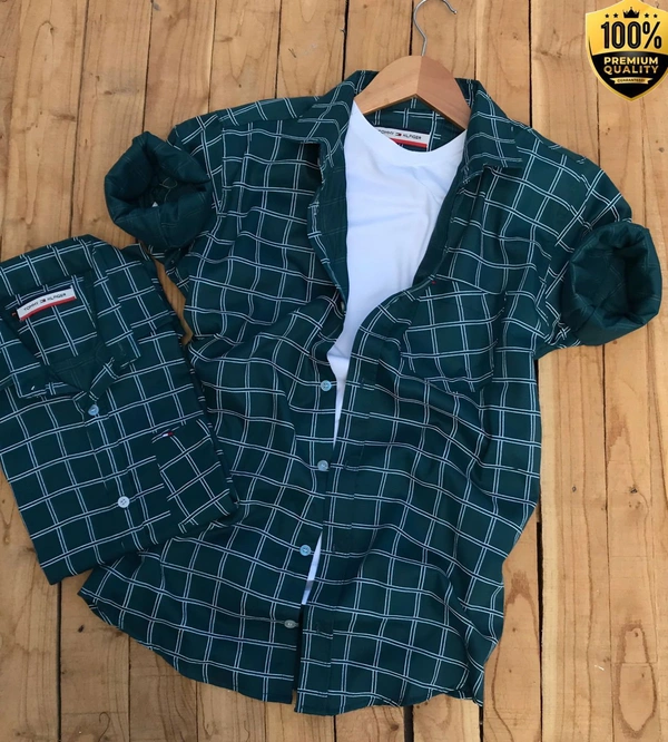 *Super Premium Quality Tommy Hilfiger Chk Shirt Article**Brand - Tommy Hilfiger**Full Sleeves chk shirts**10A Quality**3 DIFFERENT COLOURS**Super Premium Quality Chk Shirts**100% Original Soft Cotton Fabric* sizes *M38: L40: XL42:* Free Ship/-* Full Stock *15-15-15 Sets available In stock**See Video For Quality Chk*👇