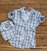 *Super Premium Quality Allen Solly Chk Shirt Article**Brand - ALLEN SOLLY**Very Premium Quality Paper Cotton Fabric**Full Sleeves chk shirts**10A Quality**2 DIFFERENT COLOURS**Super Premium Quality Chk Shirts**100% Original Soft Cotton Fabric* sizes *M38: L40: XL42: XXL44*  Free Ship/-* Full Stock *15-15-15 Sets available In stock**See Video For Quality Chk*👇