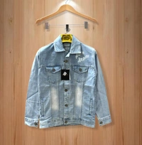 *Palm Angels Denim Jacket* 😍 *STORE ARTICLE 2023*SURPLUS  FULLY BRANDED HEAVY STUFF  ONLY FOR PREMIUM CUSTOMERS *Denim Jacket**High Quality product**size M L Xl*😍Awesome quality 😍* Free Ship**Weight 890 gram**Note :: plz Don’t  COMPARE With CHEAP QUALITY product **BEST FOR PERSONAL USE 👌*Hurry 👣*  with packing **full stock available*