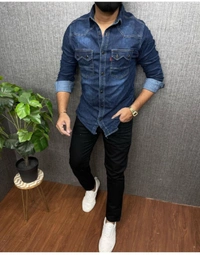 *Very Premium Quality Levi's Denim Shirt Artical M to XXL**BRAND:- Levi's* *New Showroom Article**Premium Quality Denim Shirts**2 Colours**101% Cotton Denim**Full Sleeves* *Soft Feel & Comfort Fit*Size : *M38 L40 XL42 XXL44**Price : 💫**Shipping Free ✌**Full Stock**No Cancellation**See Video For Quality*