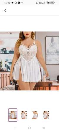 BABYDOLL NIGHTDRESSES HONEYMOON DRESSES BABYDOLL WOMAN NIGHTYName: BABYDOLL NIGHTDRESSES HONEYMOON DRESSES BABYDOLL WOMAN NIGHTYFabric: NylonPattern: Self-DesignNet Quantity (N): 1Sizes: XS (Bust Size: 30 in, Length Size: 10 in) S (Bust Size: 32 in, Length Size: 12 in) M (Bust Size: 34 in, Length Size: 14 in) L (Bust Size: 36 in, Length Size: 16 in) XL (Bust Size: 38 in, Length Siz