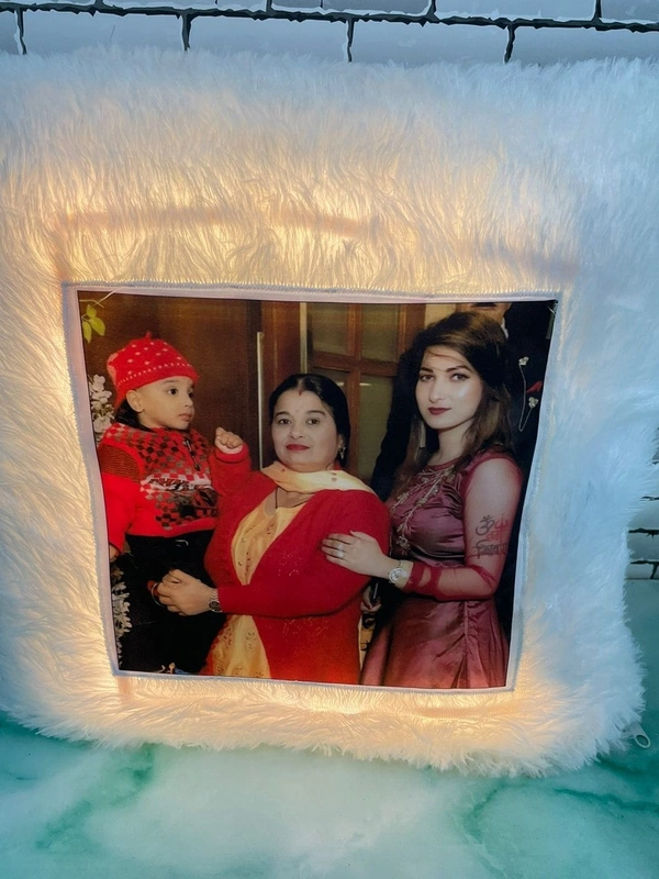 Personalized Fur LED Cushions (CHO)