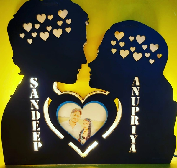 Personalized Couple LED Lamp 