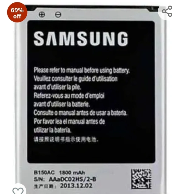 Brand Generic  Original Battery for Samsung Galaxy Core Duos/GT I-8262 / B150AE {1800mAh}