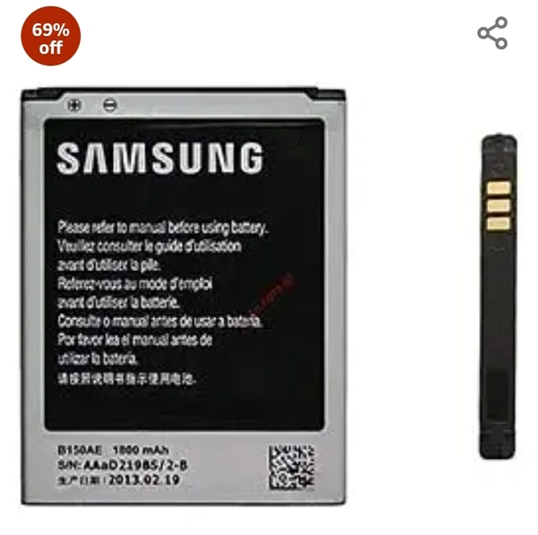 Brand Generic  Original Battery for Samsung Galaxy Core Duos/GT I-8262 / B150AE {1800mAh}