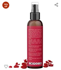 Urban Bonatic  UrbanBotanics® Pure & Natural Rose Water/Skin Toner - 200ml - Steam Distilled - Gulab Jal - Organic - Chemical Free