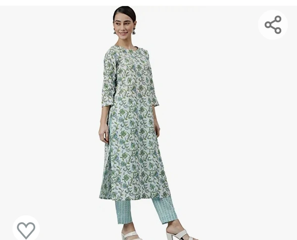 Janasya Women's White Cotton Straight Kurta with Pant And Dupatta - M.L.XL.XXL