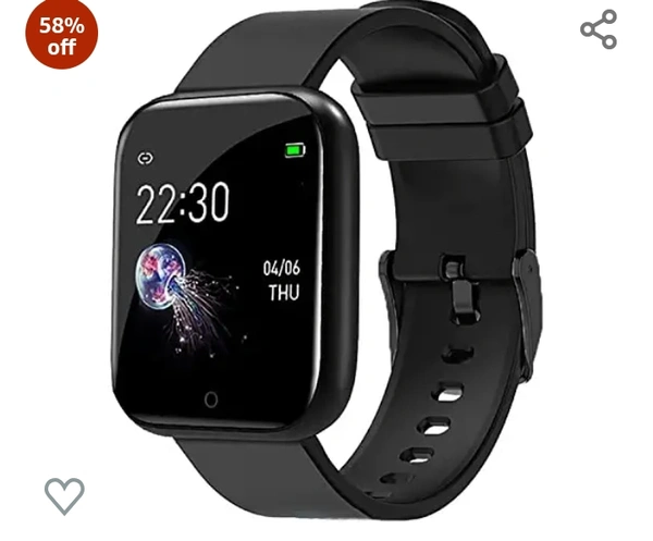 M1 Smart Watch - D20 Smart Watches for Men Women, Bluetooth Smartwatch Touch Screen Bluetooth Smart Watches for Android iOS Phones Wrist Phone Watch,Women - Black