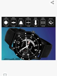 Matrix Day & Date Display Analog Wrist Watch for Men & Boys