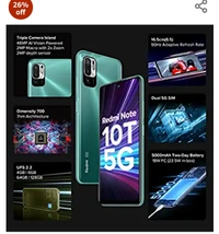 Redmi Note 10T 5G (Mint Green, 6GB RAM, 128GB Storage) | Dual5G | 90Hz Adaptive Refresh Rate | MediaTek Dimensity 700 7nm Processor | 22.5W Charger Included