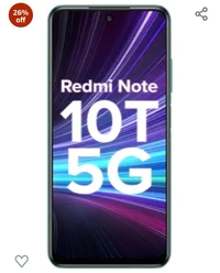 Redmi Note 10T 5G (Mint Green, 6GB RAM, 128GB Storage) | Dual5G | 90Hz Adaptive Refresh Rate | MediaTek Dimensity 700 7nm Processor | 22.5W Charger Included