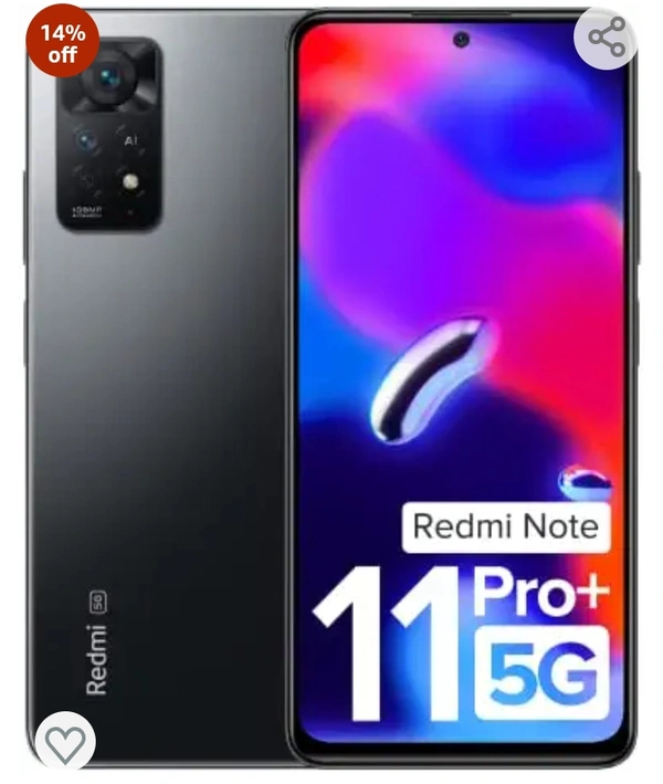 Redmi Note 11 Pro + 5G (Stealth Black, 8GB RAM, 256GB Storage) | 67W Turbo Charge | 120Hz Super AMOLED Display | Additional Exchange Offers | Charger Included| Get 2 Months of YouTube Premium Free!