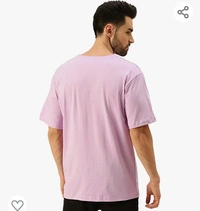 Veirdo Mens Oversized T Shirts, Drop Shoulder Tshirt for Men & Boys, Cotton Half Sleeve Printed Oversized T-Shirts for Men, Round Neck Drop Shoulder Tshirt
