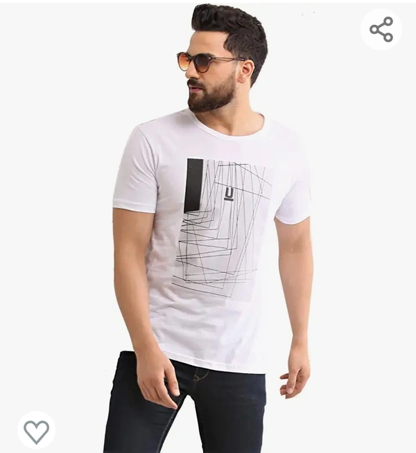 Dagcros Men's Half Sleeve Printed Round Neck Tshirt