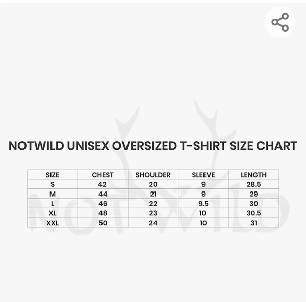 NOTWILD Men's Pure Cotton Oversized Round Neck Drop Shoulder Plain Half Sleeve Loose Summer Boys Tshirt