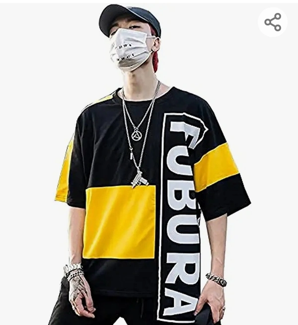 FUBURA Men's Loose Fit Printed Oversized T-Shirt