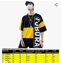 FUBURA Men's Loose Fit Printed Oversized T-Shirt