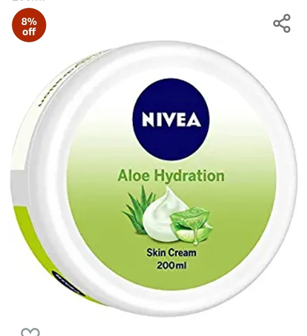 NIVEA Aloe Hydration Cream, Refreshing Moisture Care 200ml