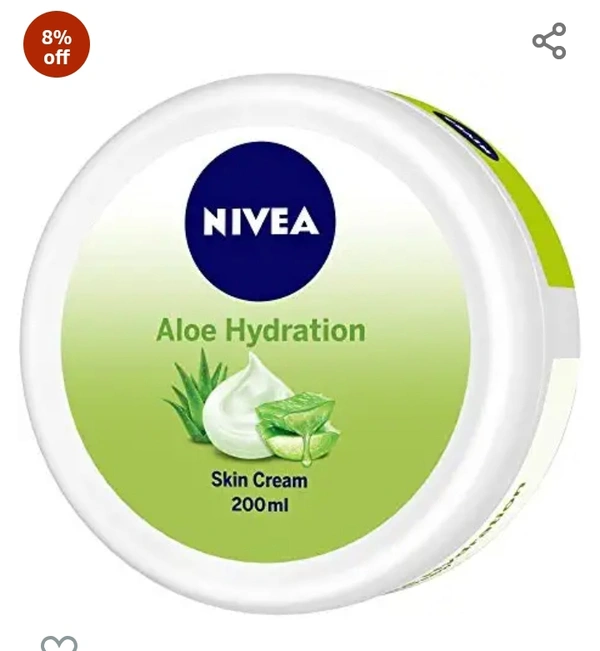 NIVEA Aloe Hydration Cream, Refreshing Moisture Care 200ml