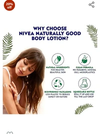 Nivia Nivea Naturally Good, Natural Oats Body Lotion, For Dry to Very Dry Skin, No Parabens, 98% Natural Origin Ingredients, 350 ml