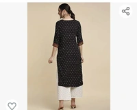 anubhutee Women's Rayon Printed Kurta Set with Palazzo - L. M. XL. XXL