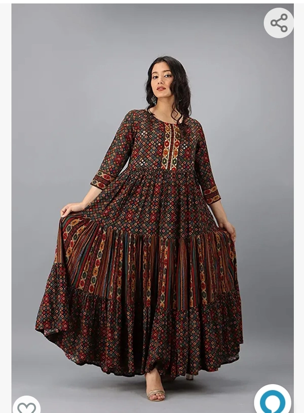 Nehamta Women Rayon A-line Kurta Set - M. L. XL. XXl