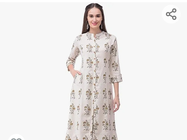 Pistaa's Women's Cotton Regular Kurta - M. L. XL. XXL