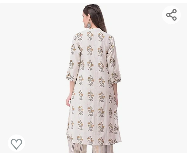 Pistaa's Women's Cotton Regular Kurta - M. L. XL. XXL