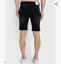 Wicked stitch Denim Shorts for Men (Dry Wash Black) - M. L. XL. XXL