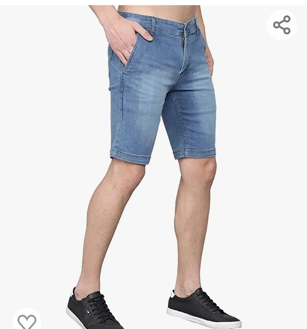 Hill Turne HILL TURNER Regular fit Men Shorts | Stretchable Denim Shorts | Half Pants for Mens | Stylish Shorts for Men (Pack of 1) - M. L. XL. XXL