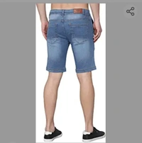 Hill Turne HILL TURNER Regular fit Men Shorts | Stretchable Denim Shorts | Half Pants for Mens | Stylish Shorts for Men (Pack of 1) - M. L. XL. XXL