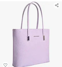 Lino Pirrors Lino Perros Womens Floral Lavender Tote bag