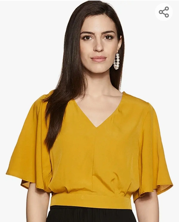 Harpa V-Neck Solid Tops - M. L. XL. XXL