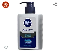 Nivia Men NIVEA Men Face Wash, Oil Control for 12hr Oil Control with 10x Vitamin C Effect, 150 ml34%off