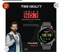 Fire-Boltt India's No 1 Smartwatch Brand Talk 2 Bluetooth Calling Smartwatch with Dual Button, Hands On Voice Assistance, 60 Sports Modes, in Built Mic & Speaker with IP68 Rating