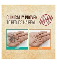 Indulekha Bringha Ayurvedic Hair Oil 50 ml, Hair Fall Control and Hair Growth with Bringharaj & Coconut Oil - Comb Applicator Bottle for Men & Women15%off