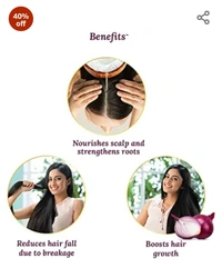 Parachute Advansed Onion Hair Oil |Hair Growth Oil| Reduces hairfall | With Natural Coconut Oil, Onion Extracts, Vitamin E|200ml