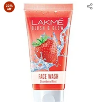 Indulekha Bhringa Hair Oil, 100ml And Lakme Blush & Glow Gel Face Wash, Strawberry Blast, 100g22%off