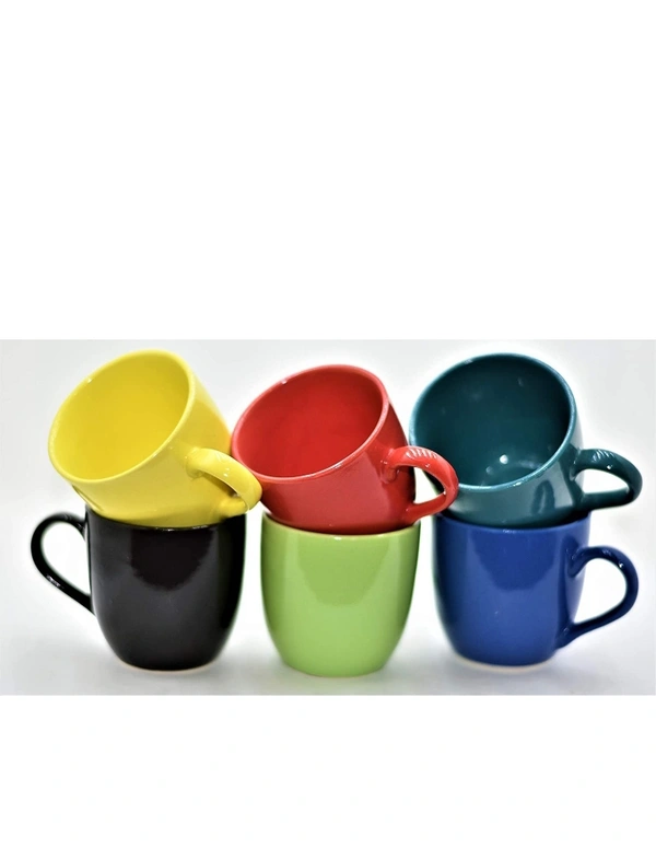 ARCHDECOME Handmade Ceramic Multi Color Coffee Cup Set / Tea Cup Set / 6 Cup Set / Round52%off