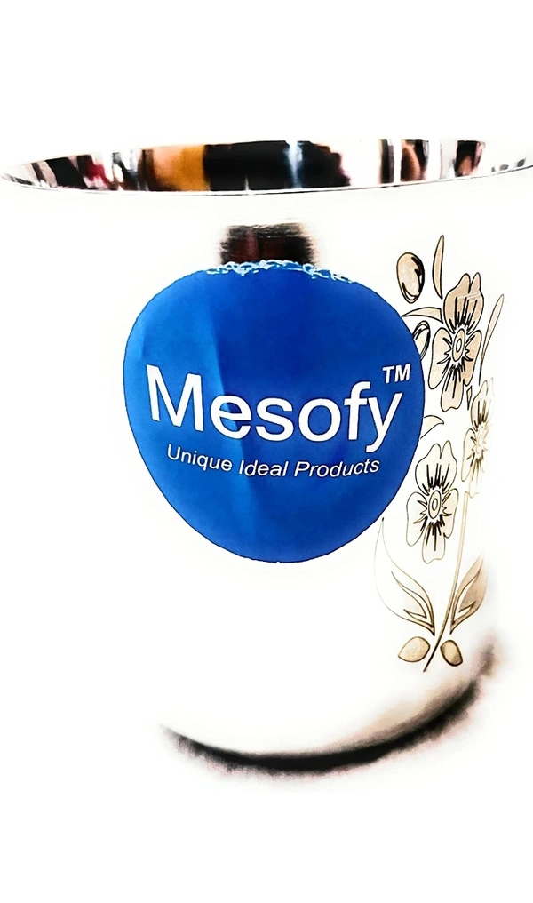 Mesofy™️ Pack of 6 Stainless Steel Tea/Coffee Cup Set of 6 ( Laser Finished ,200 ML 300 ML , Stainless Steel , Dishwasher Safe (200 ml, 6)52%off