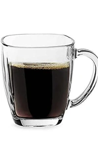 Truenow TRUENOW VENTURES PRIVATE LIMITED Glass Tea and Coffee Cup (Clear, 140 ml) 6 Pieces56%off