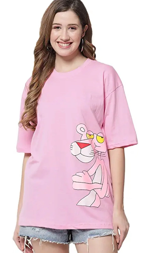 Fundy FUNDAY FASHION Women's Pure Cotton Casual Oversized Printed Loose T Shirt/Women Boyfriend Tshirt - M. L. XL. XXL