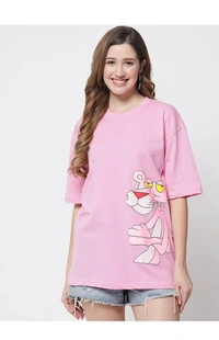 Fundy FUNDAY FASHION Women's Pure Cotton Casual Oversized Printed Loose T Shirt/Women Boyfriend Tshirt - M. L. XL. XXL