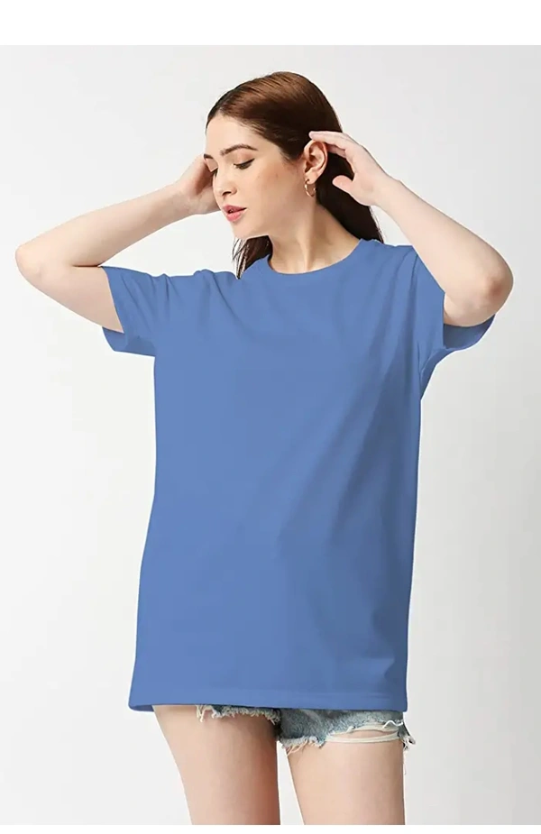 Ware Young Wear Your Opinion Women's Oversize Pop Color Long Loose Fit Tshirt - M. L. XL. 2XL