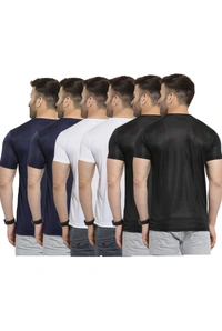 745AWG ALL WEATHER GEAR Men's Regular Fit T Shirt (Pack of 6)
