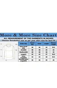 More An More More & More Unisex-Adult Cotton Hooded Neck Never Mind Printed Hoodie - M. L. XL. 2XL