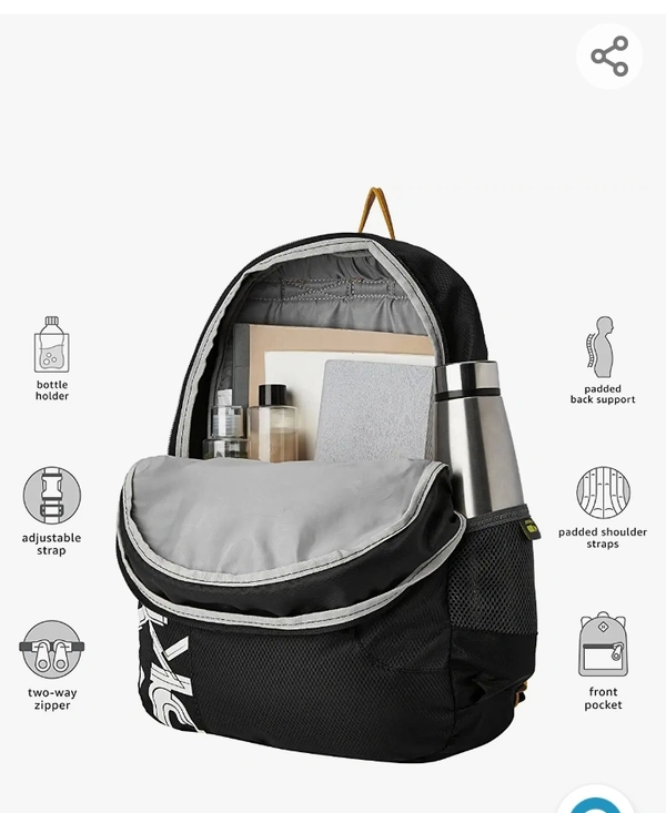 Skybags Brat Black 46 Cms Casual BackpackAmazon'sChoicefor "skybags"
