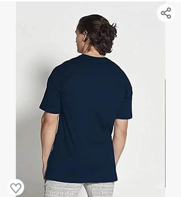 clafoutis Cotton Round Neck Solid T Shirt for Men