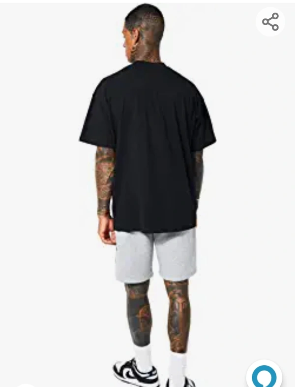 The Samce The Samex Emmanuel Store Men's Oversized Men's Hip Hop Loose T-Shirt/Tee (HGUGB09)